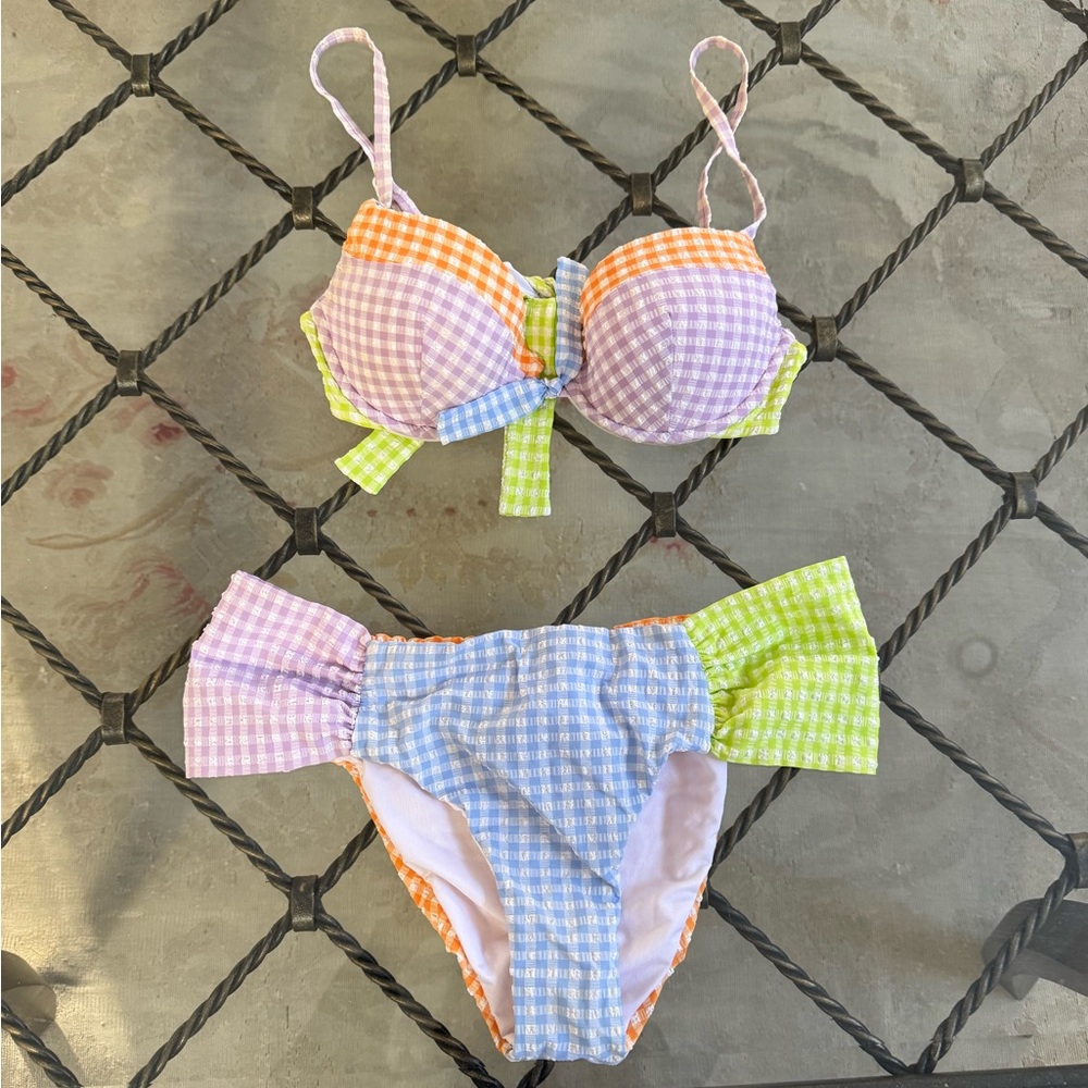 Calzedonia Gingham Bikini Set - image 1